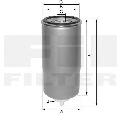 FIL FILTER zp3037f -  Топливный фильтр